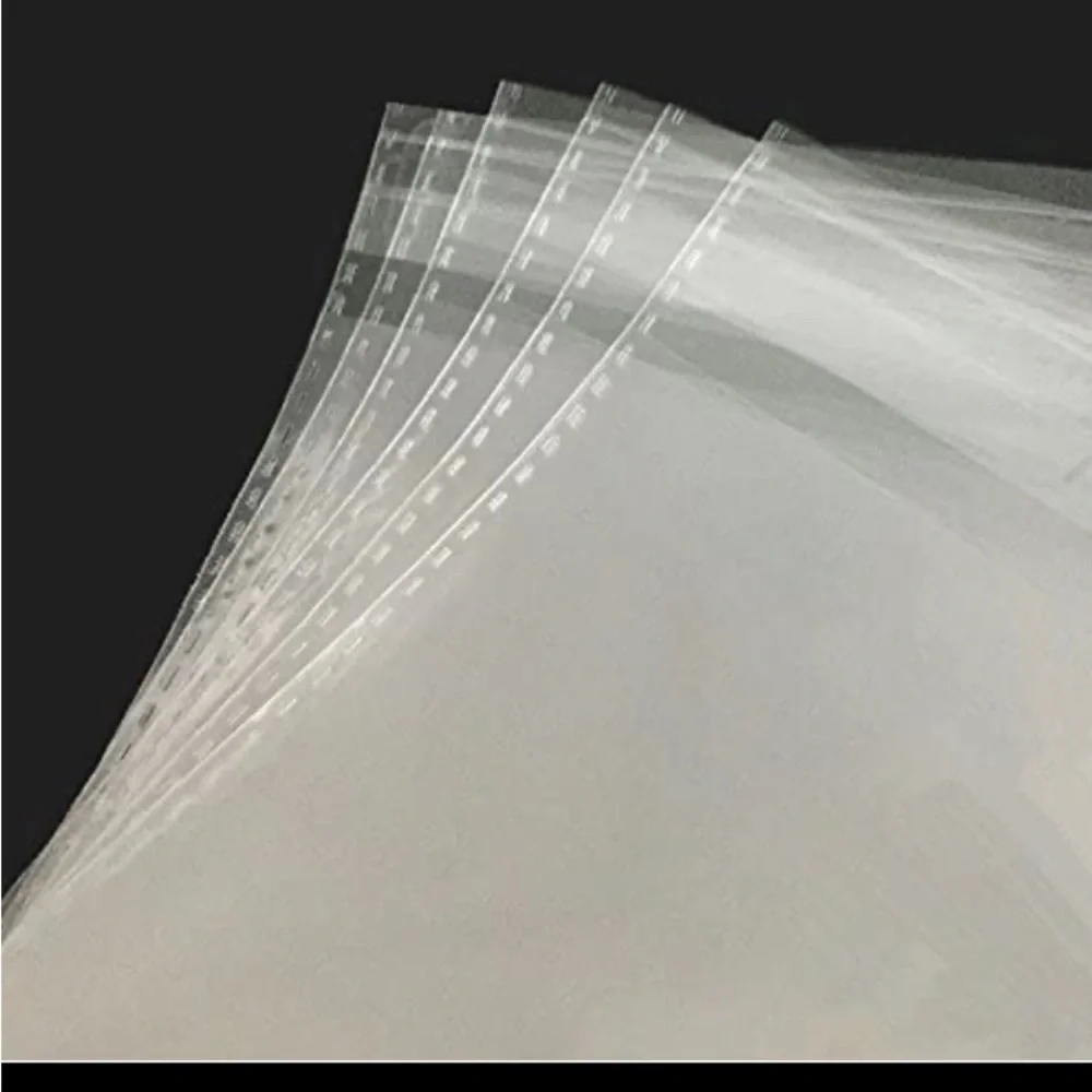 8x10”~50ct Clear Self Seal Poly Bags 📚🆕📚W/Free 50ct Thank You Stickers